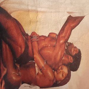 BlackLove curtain with matching rug